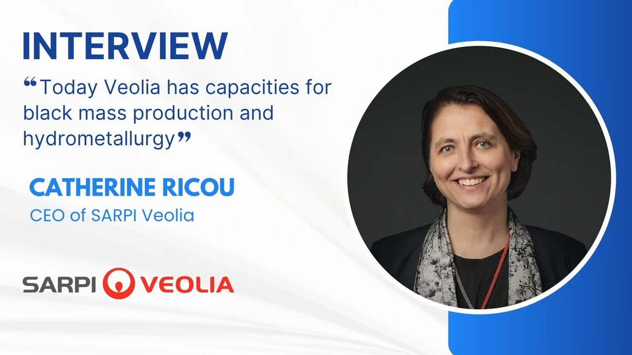 Obiectivele Veolia in materie de reciclare a bateriilor