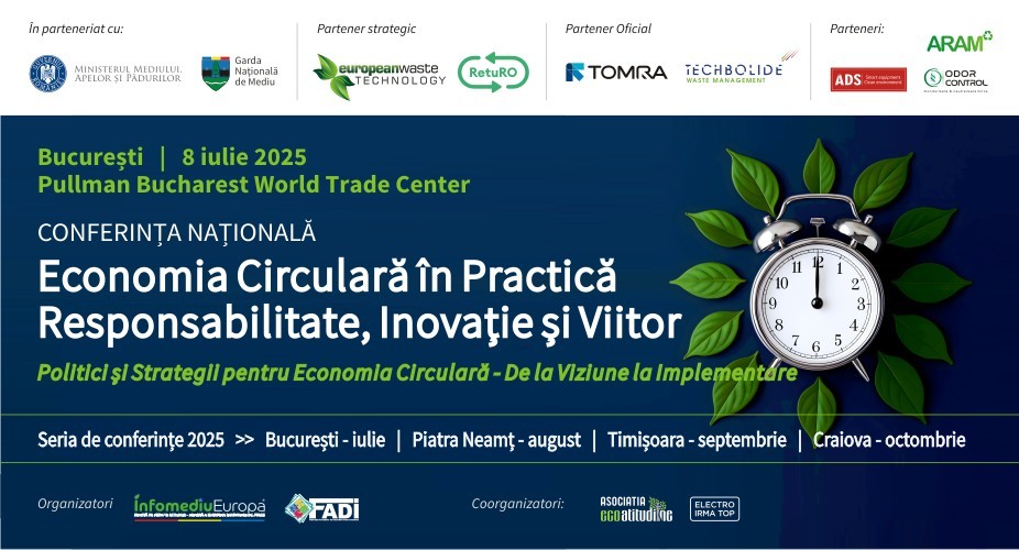 Conferința Națională: Economia Circulară în Practică – Responsabilitate, Inovație și Viitor