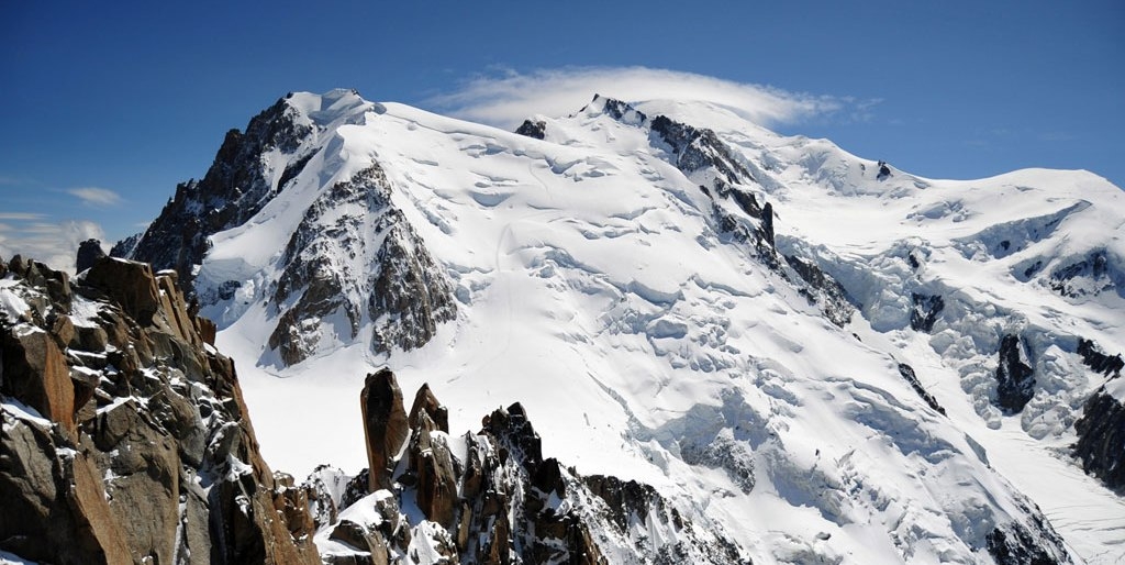 O panoramă a vârfului Mont Blanc, cea mai mare fotografie din lume/FOTO/VIDEO