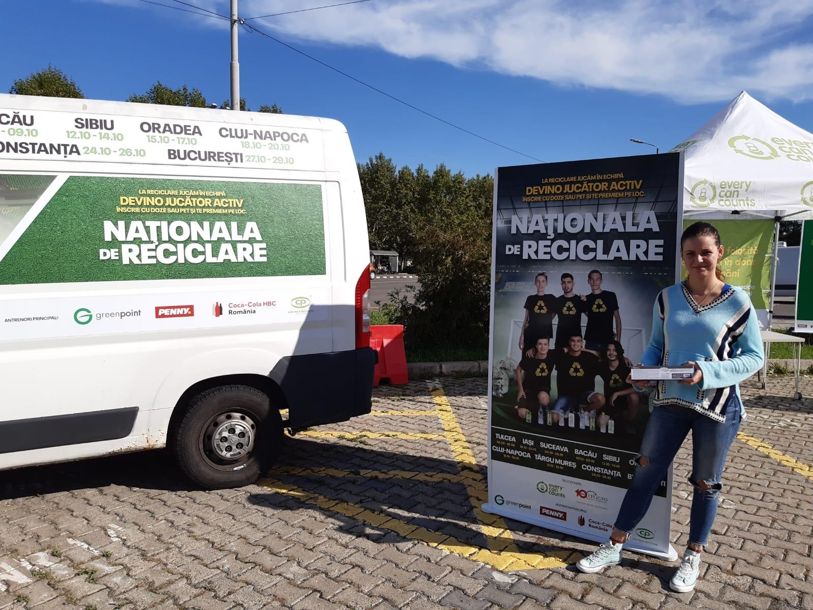 64.889 doze din aluminiu şi PET-uri colectate în campania  Naţionala de Reciclare