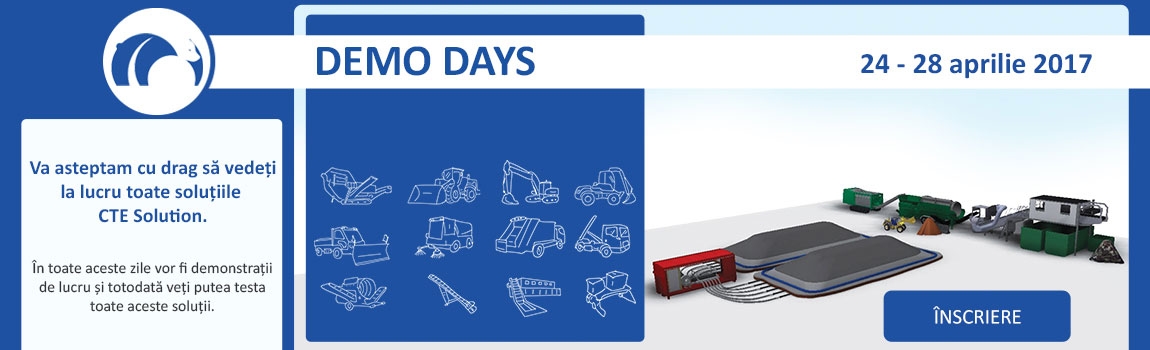 DEMO DAYS 24 – 28 APRILIE 2017