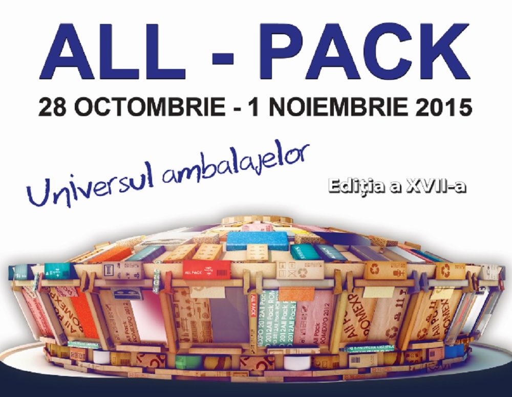 All Pack 2015 – eveniment reprezentativ al unei industrii dinamice și creative