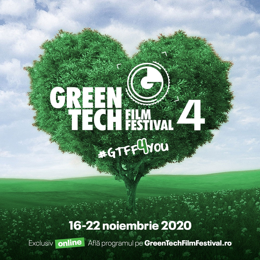 GreenTech Film Festival 4:  acces la evenimente şi proiecţii de film exclusiv online timp de şapte zile