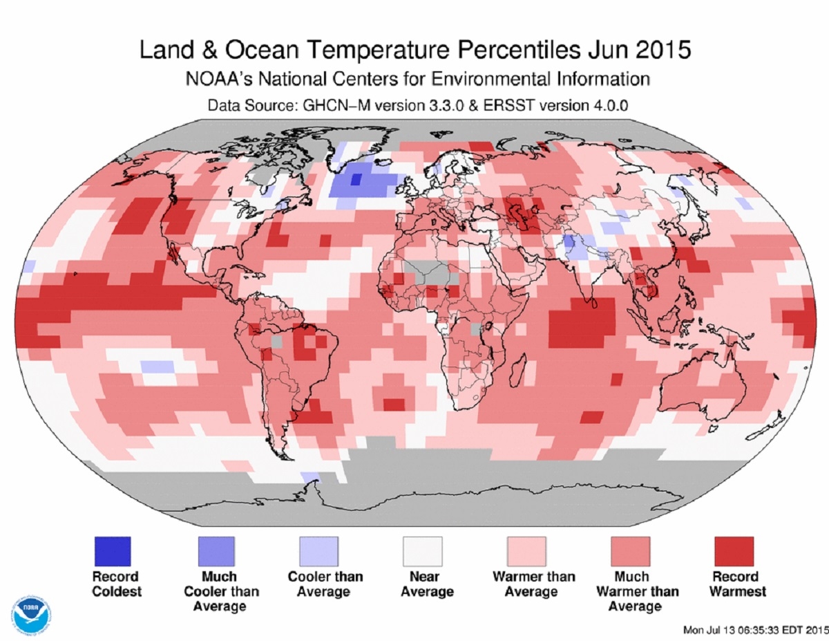 RECORD de temperatură: Luna iunie 2015, cea mai caldă din istorie