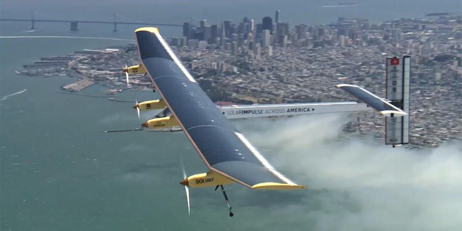 Solar Impulse 2, alimentat exclusiv cu energie solară, a doborât recordul mondial pentru un zbor solo fără escală/VIDEO