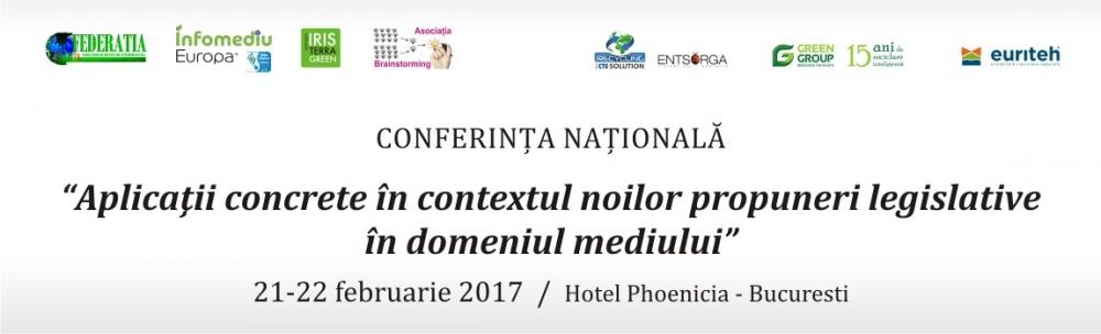 Participarea Viceprim- ministrului și Ministrul Mediului, Daniel CONSTANTIN la Conferința Națională “Aplicații concrete în contextul noilor propuneri legislative în domeniul mediului”