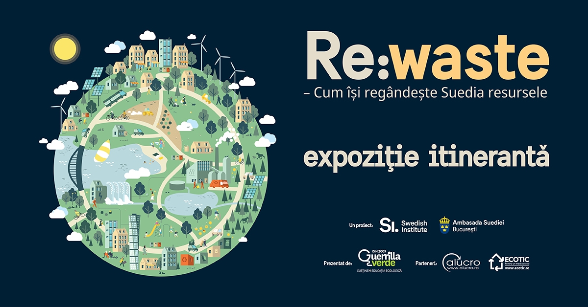 Expoziția Re:waste – cum își regândește Suedia resursele continuă sub umbrela Săptămânii Europene a Dezvoltării Durabile