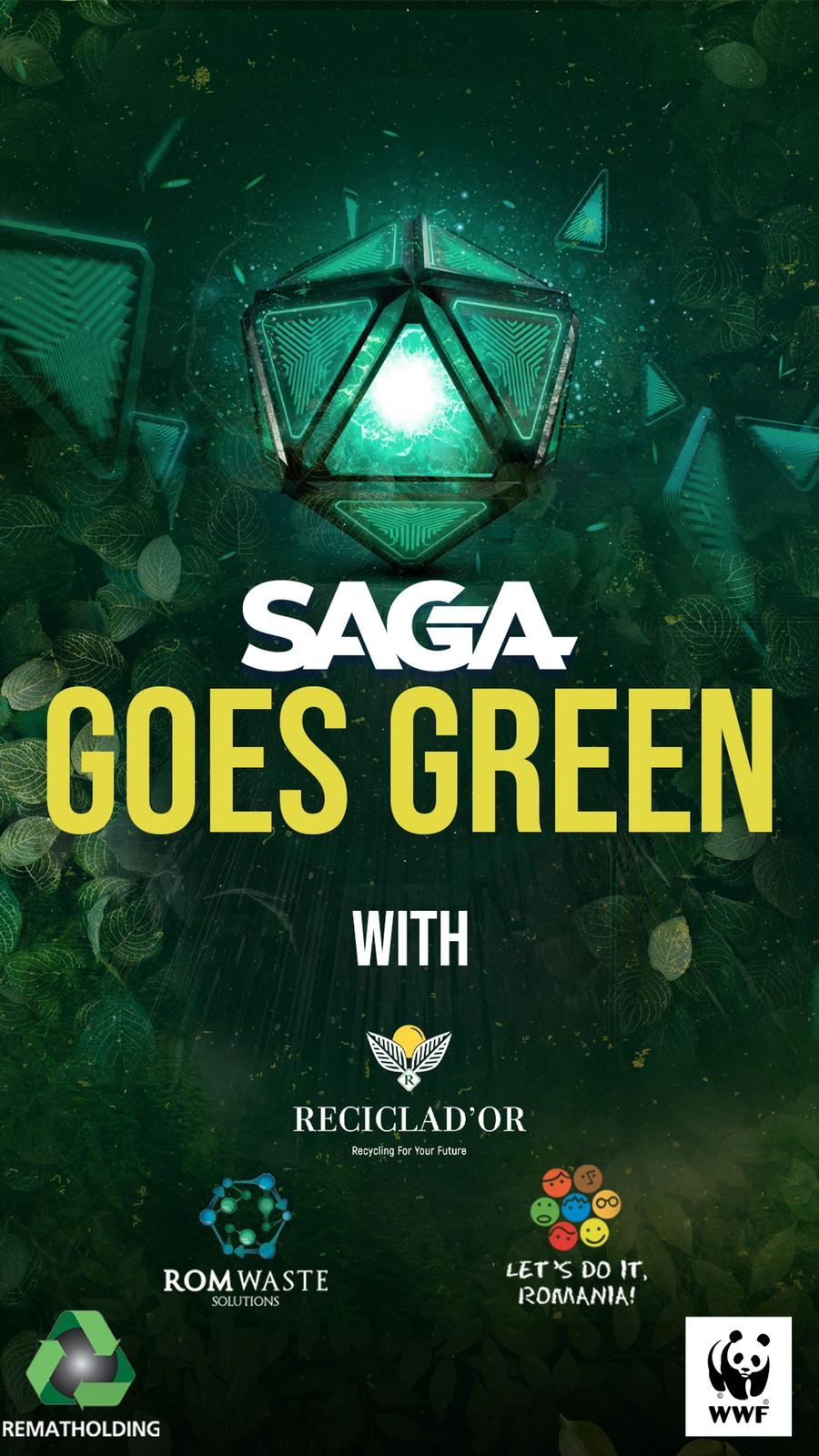 SAGA Festival lansează SAGA GOES GREEN, componenta eco-friendly care reduce amprenta de carbon