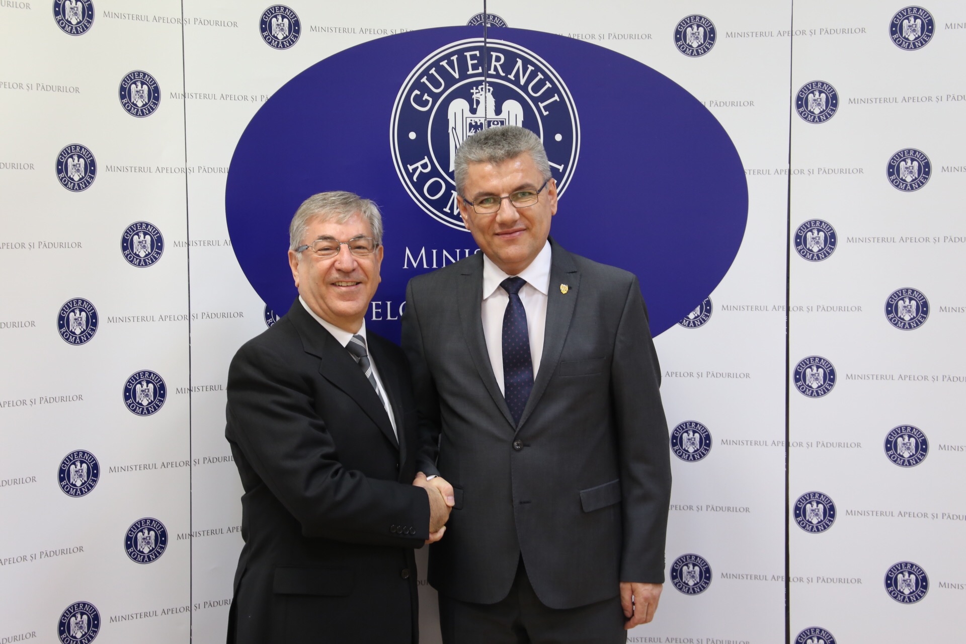 Întâlnirea dlui ministru al Apelor și Pădurilor Ioan DENEȘ cu dl Comisar european pentru mediu, afaceri maritime și pescuit, Karmenu VELLA